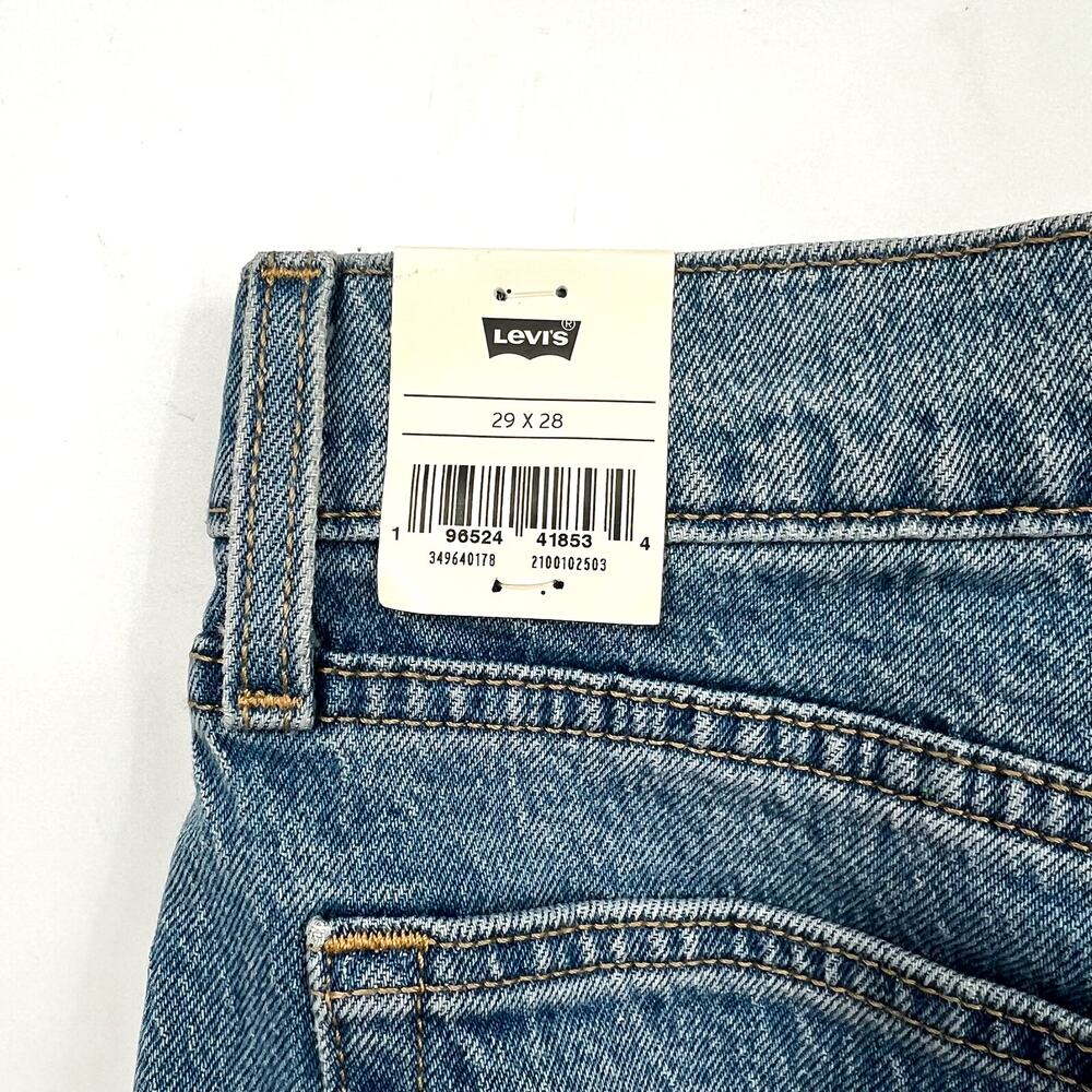 LEVI'S Womens Wedgie Straight Jeans 29x28 US 8 Calling All Blue 34964-0178 NWT - Picture 11 of 14